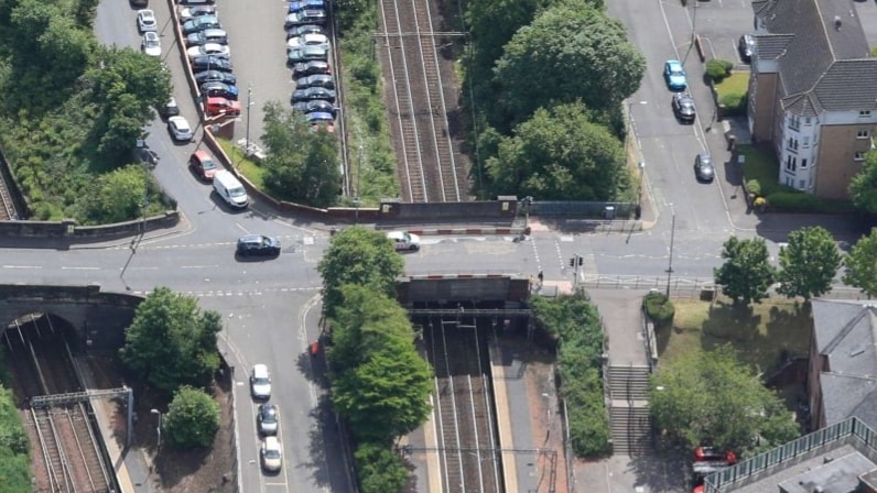 Bridge upgrades underway at Dalmuir station: Duntocher Road