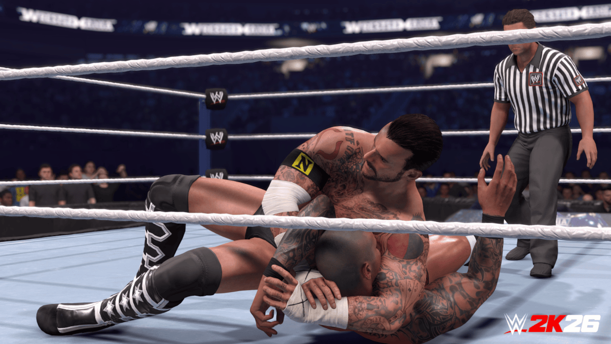 WWE 2K26 Showcase CM Punk Randy Orton WM27-2