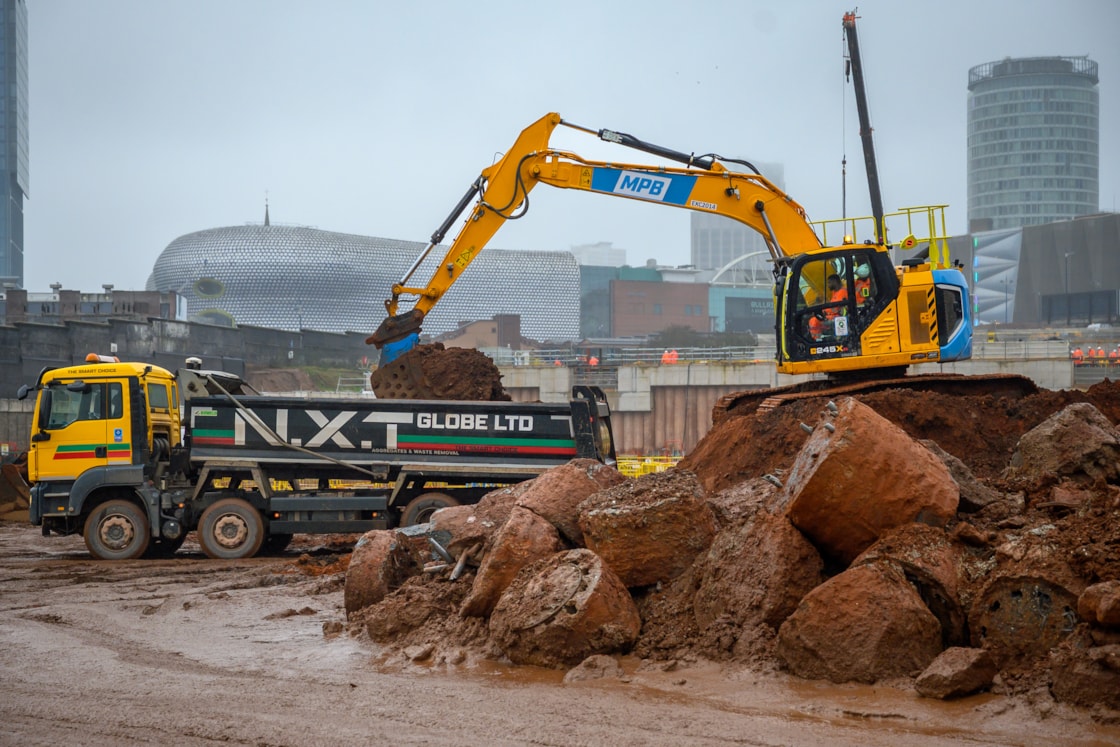 20260110 HS2 Curzon Station piling completed -20