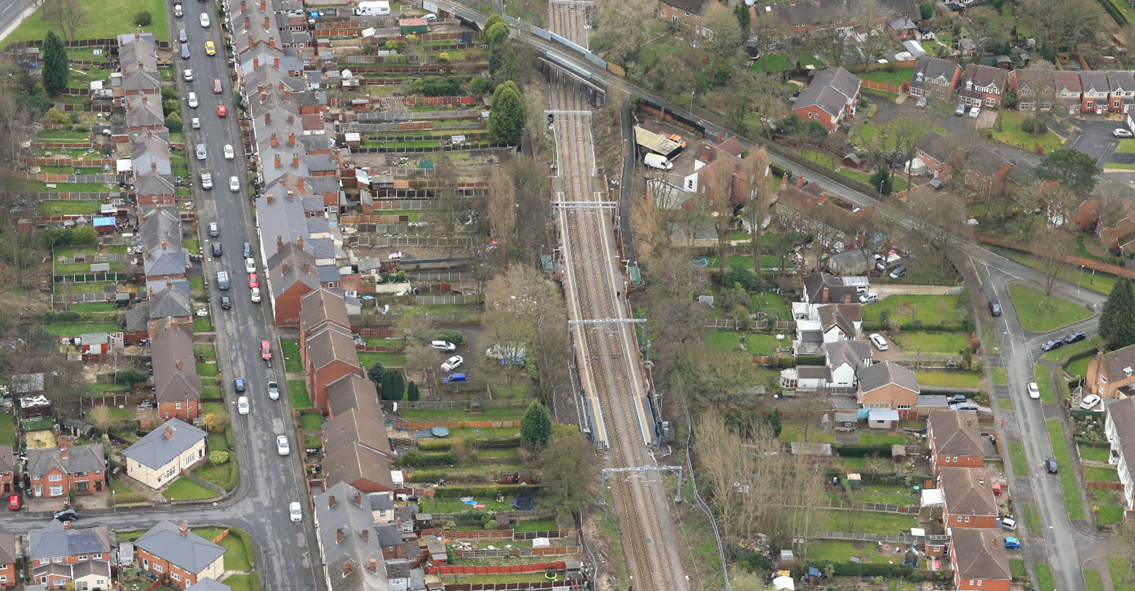 Bloxwich station aerial-2