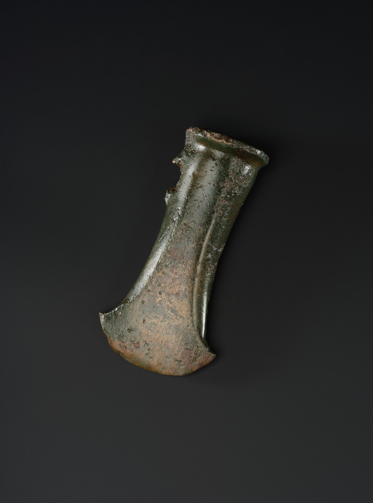 Bronze socketed axe from Wester Ord, Late Bronze Age. Image © National Museums Scotland