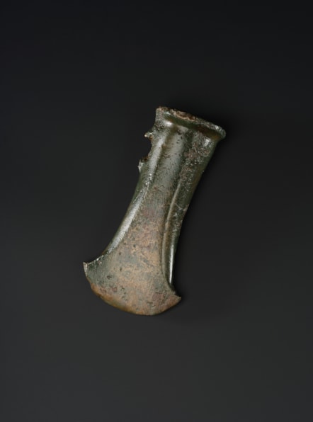 Bronze socketed axe from Wester Ord, Late Bronze Age. Image © National Museums Scotland
