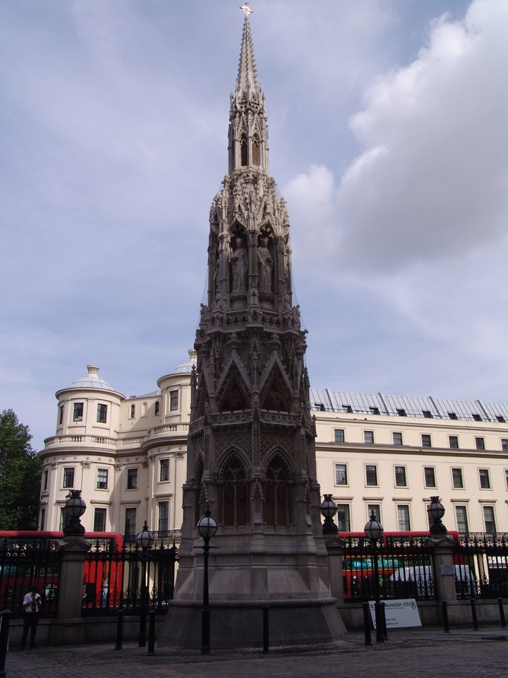 Eleanor Cross - Complete: The Eleanor Cross following its restoration