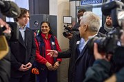 TfL Image - Mayor Sadiq Khan meets staff at Bank station: TfL Image - Mayor Sadiq Khan meets staff at Bank station
