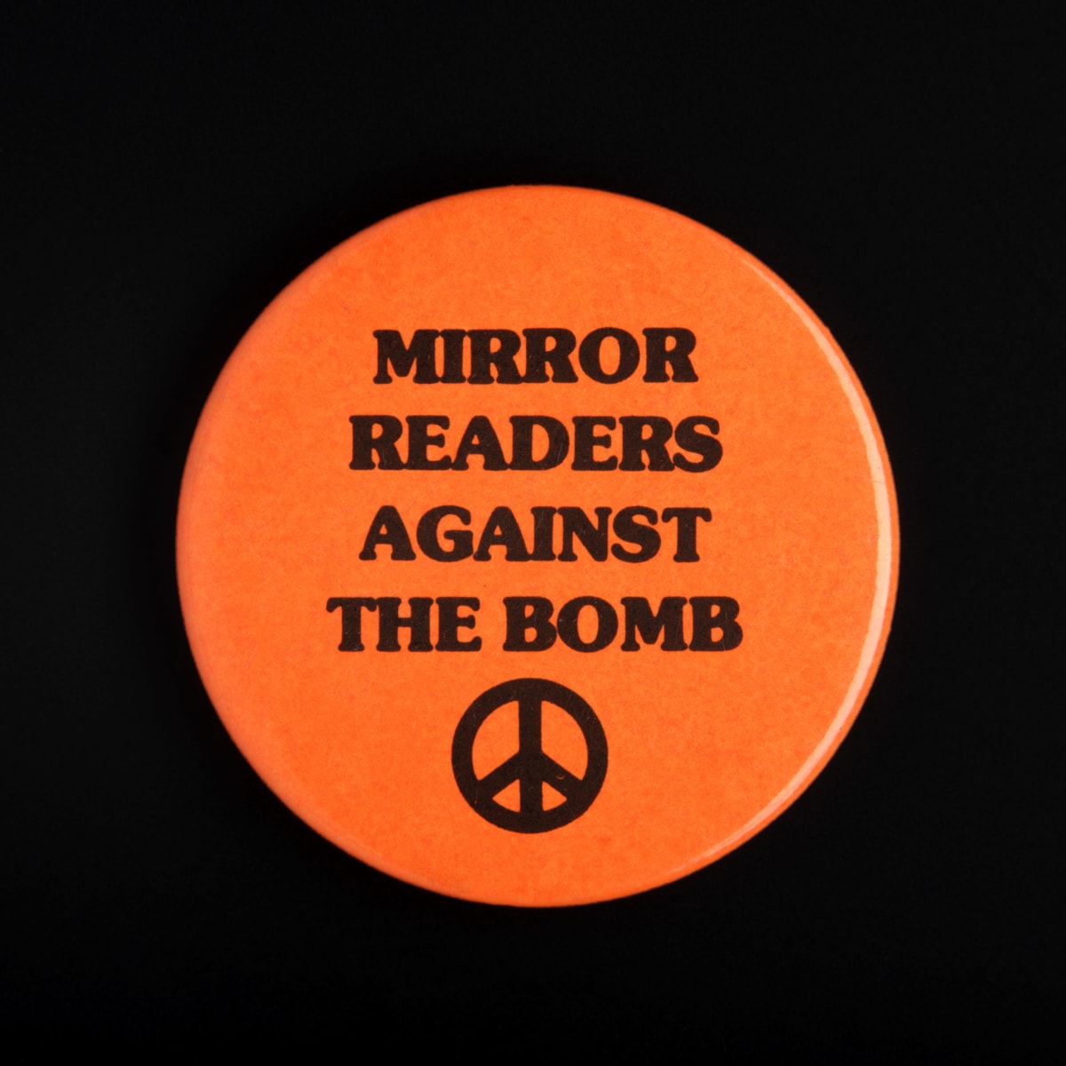 Protest badge, c.1980s Photo © National Museums Scotland (2)