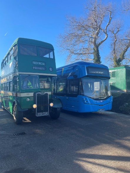 Old and new buses - Solent
