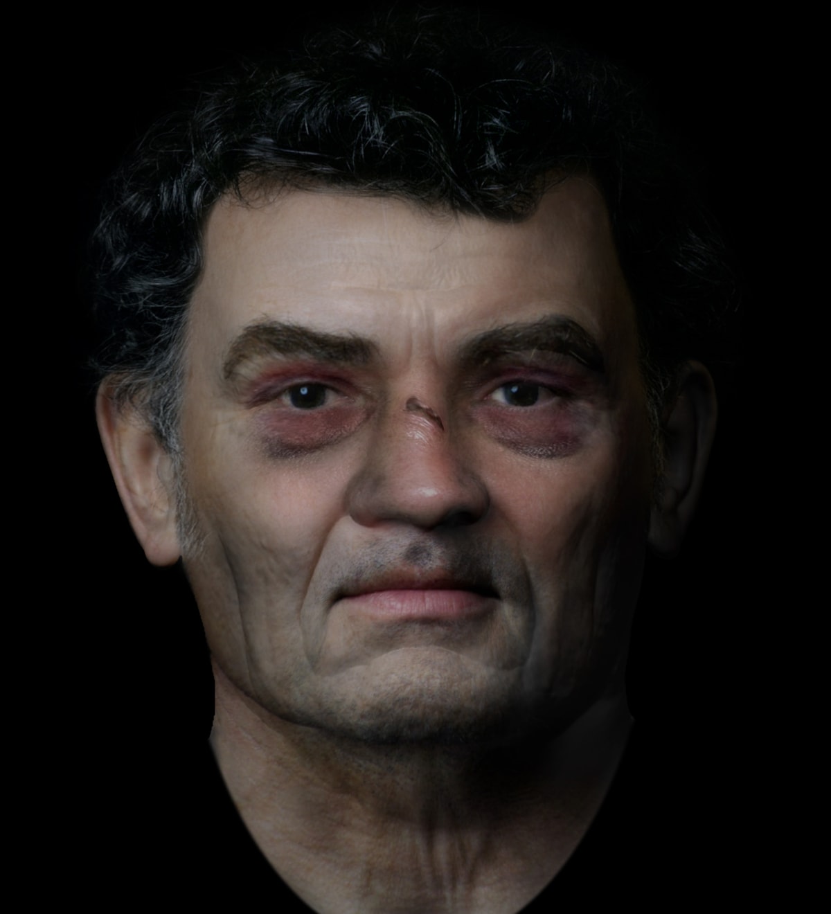 Facial reconstruction of man from Inveresk. Image © Chris Rynn (1)