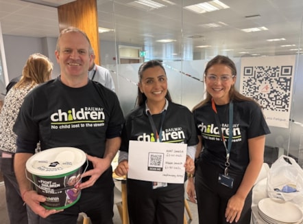 Railway Children samosa fundraiser