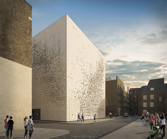 'Sugar Cube’ which will house technical equipment and a vent shaft for London Underground.-2