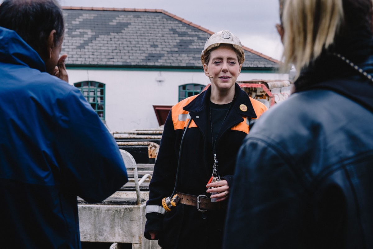 Big Pit National Outside Museum, Blaenavon in Torfaen.
