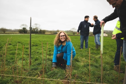 West of England Mayor Helen Godwin planting trees @JonCraig Photos