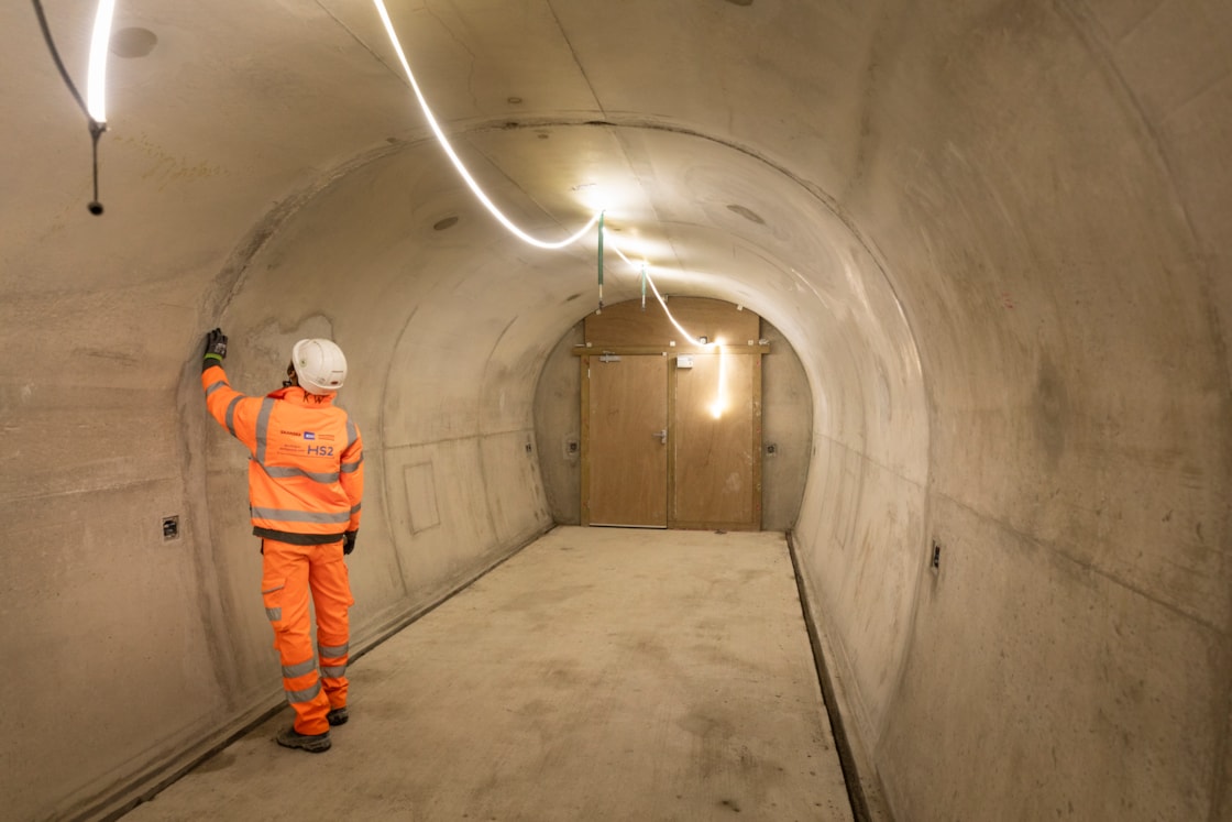 Northolt Tunnel Completed Cross Passage