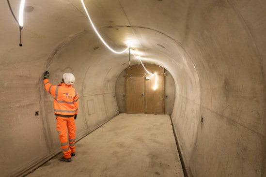 Northolt Tunnel Completed Cross Passage: Northolt Tunnel Completed Cross Passage