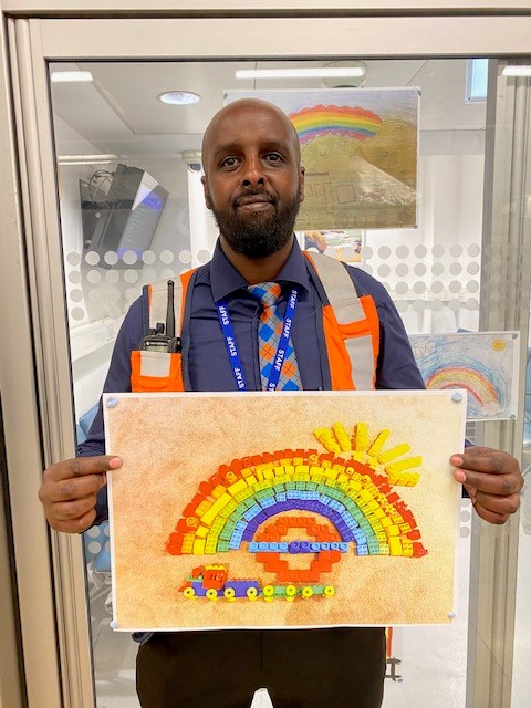 Public thanked as stations lit up by Railway Rainbows: The Railway Rainbows appeal continues