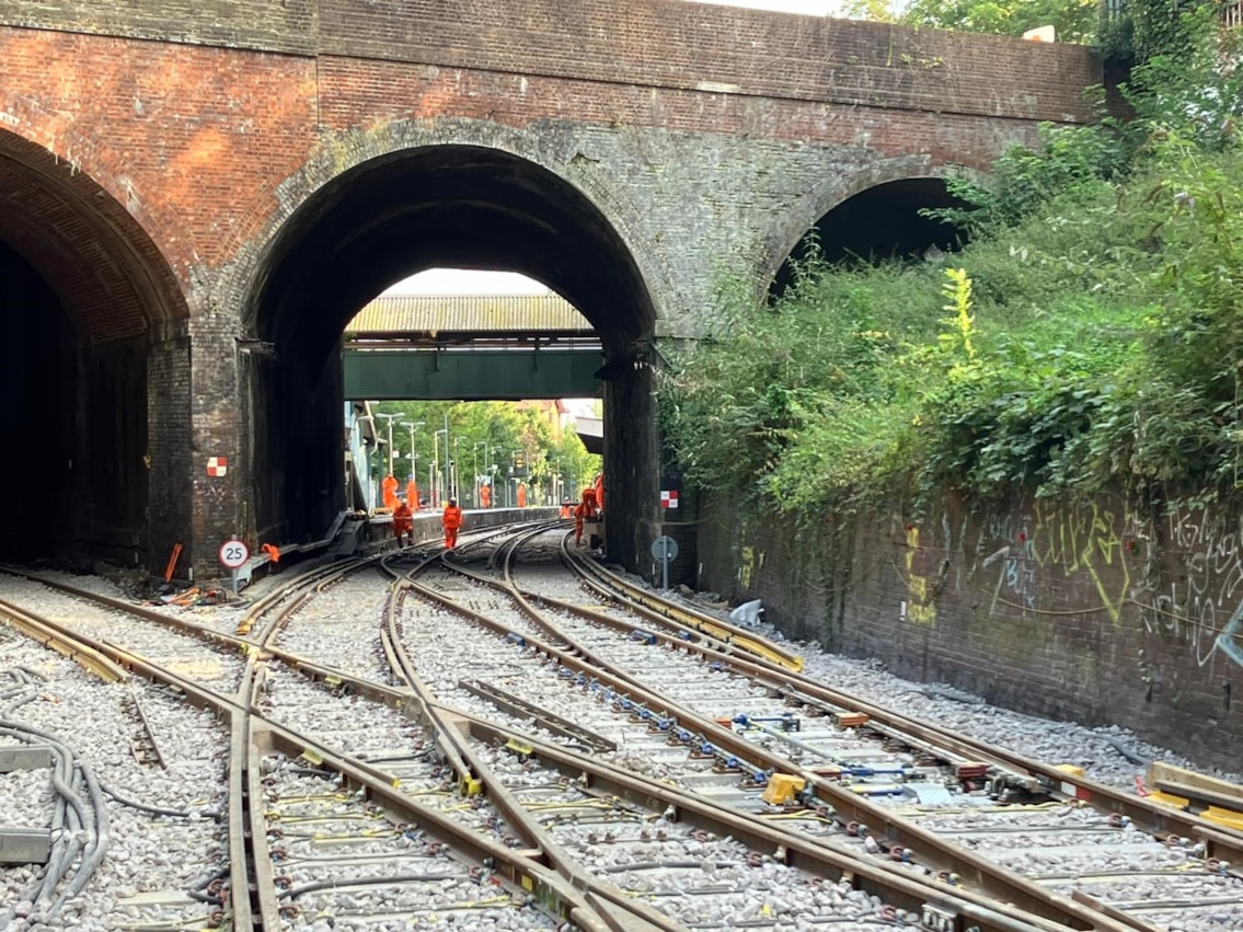 Crystal Palace junction work complete after 10 day closure to replace track: Crystal-Palace-track-replacement