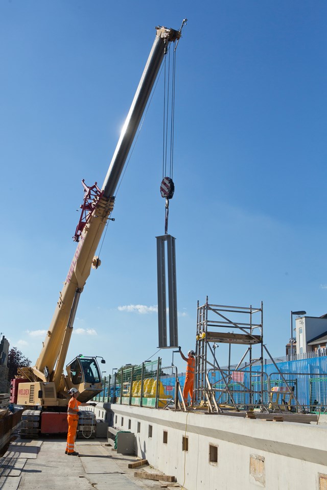 Abbey Wood Station works October 2015 209854