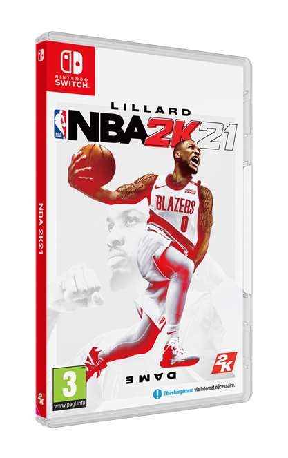 NBA 2K21 Packaging Damian Lillard Switch (3D)