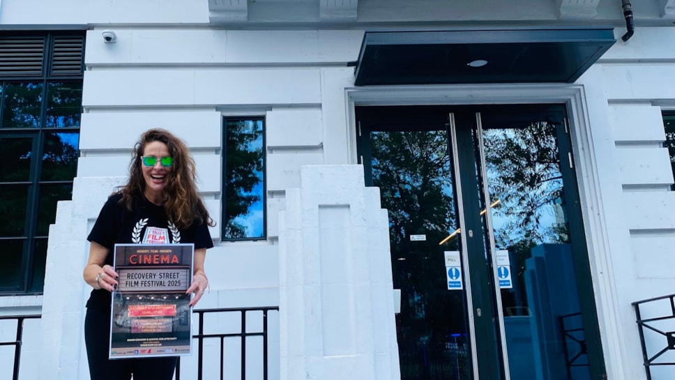 Maddie Kitchen FRSA, founder of Sobriety Films UK, at Recovery Street Film Festival.-2