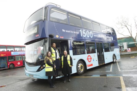 GoAhead Women bus on route 132