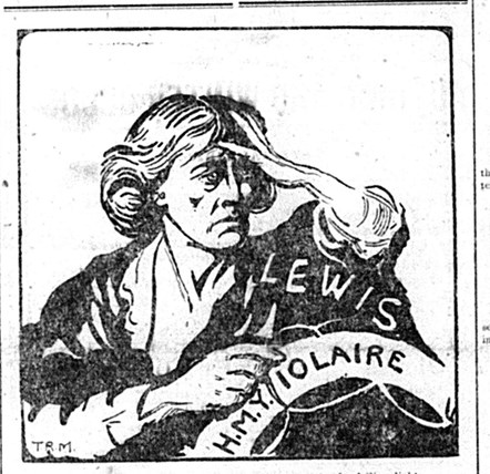 Illustration in the Stornoway Gazette,  January 10, 1919