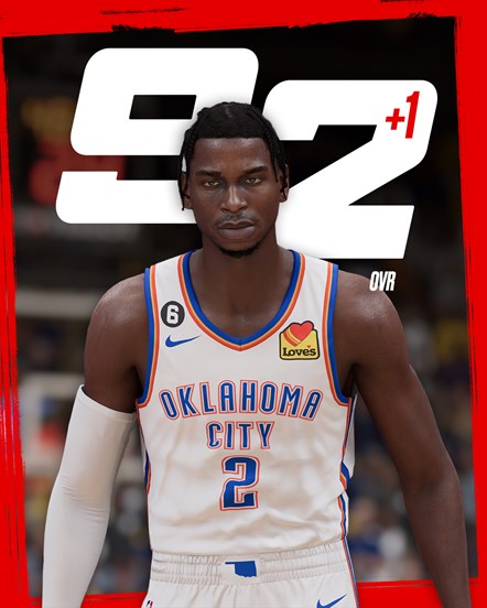 NBA 2K23 Ratings Shai Gilgeous-Alexander