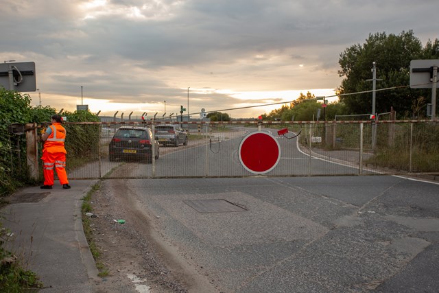 Isle of Grain level crossing gates