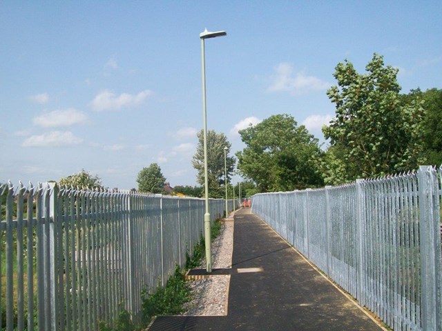 New Robinswood footpath: Level crossing replaced by new footpath