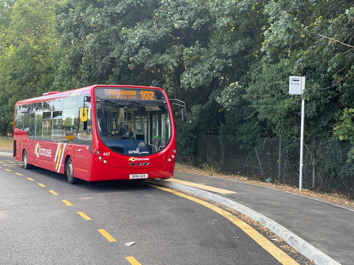 Carousel Buses route 102, between High Wycombe and Heathrow Airport, has seen a 130% increase in passenger numbers since the Government's £2 fare cap was introduced on January 1st.