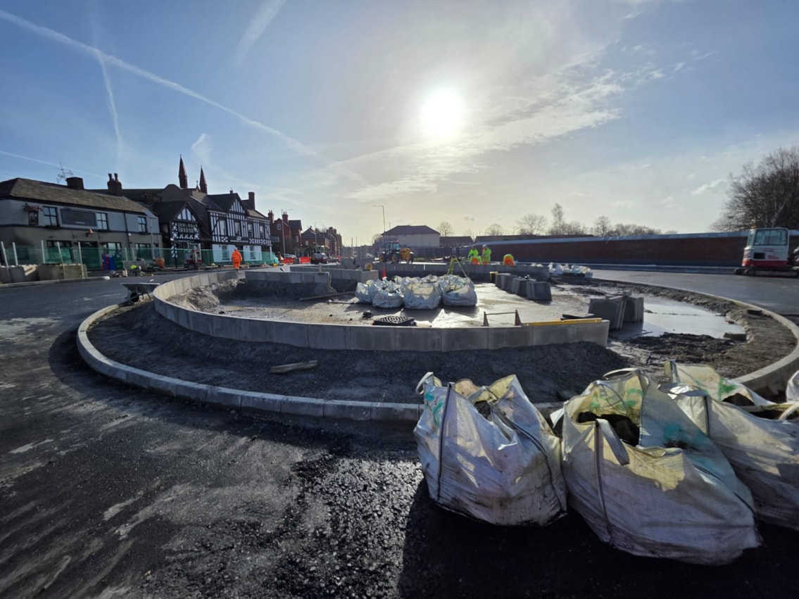 Stockport Greek Street roundabout (3)