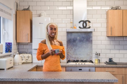 Rosemary in her "dream kitchen"
