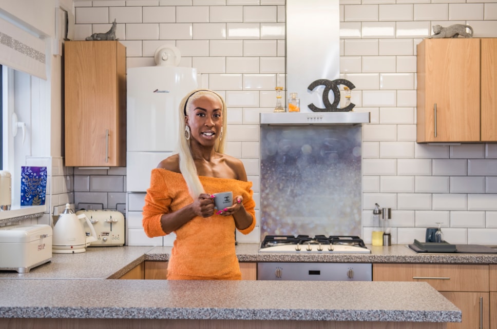 Rosemary in her "dream kitchen"
