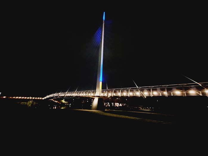 Christchurch Bridge Ukraine Colours-2