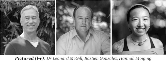 Dr Leonard McGill, Bastien Gonzalez, Hannah Moujing