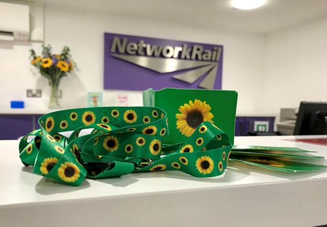 Sunflower lanyards and ticket holders 3