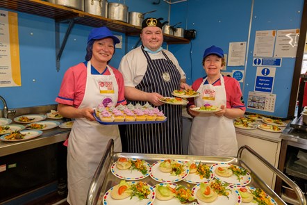 The Kilmaurs Catering services team
