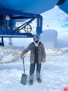 Carpenter Eloise at Halley VI Research Station.: Carpenter Eloise at Halley VI Research Station.