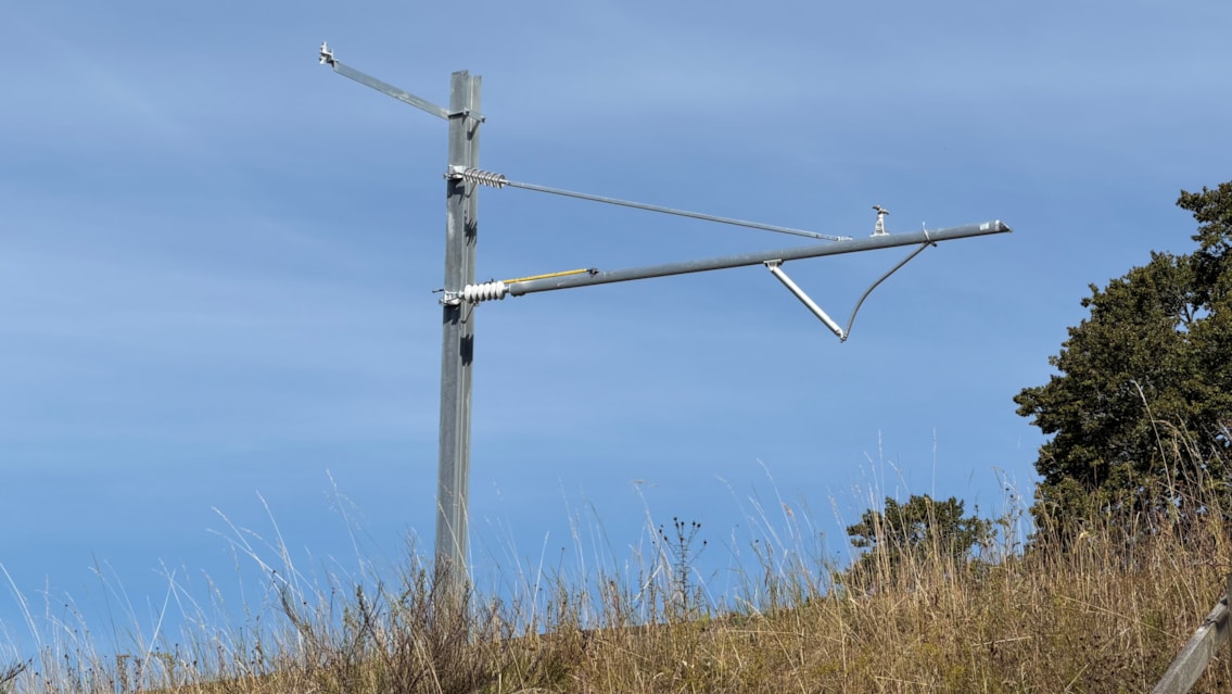 First visible signs of electrification appear on Borders railway: 20260811 124122143 iOS