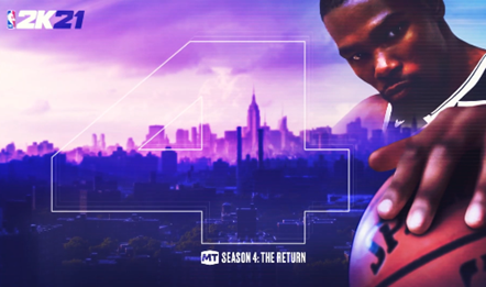 La NBA est de retour dans Mon ÉQUIPE Saison 4. 
The Return célèbre la nouvelle saison NBA et le retour de Kevin Durant en NBA. Commencez avec Kevin Durant Free Agent, terminez de nouveaux défis hebdomadaires et Moments sur le thème de la NBA et un nouveau niveau Domination. Recrutez de nouvelles car