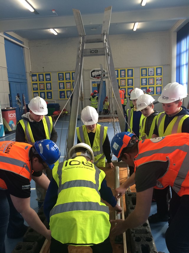 Twechar pupils shown how to engineer their futures: Bridges to Schools, Twechar