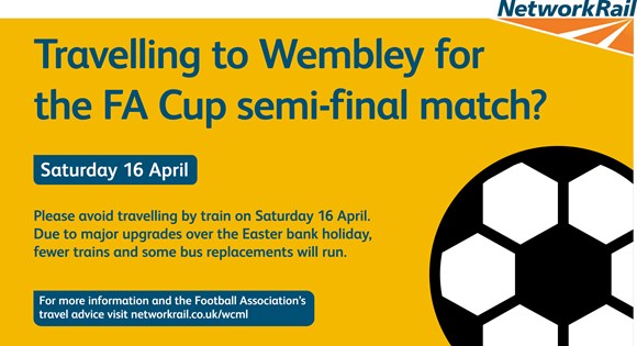 FA Cup Semi-Final travel advice graphic 2022