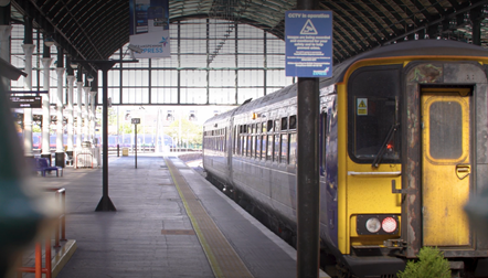 Northern train at Hull Paragon station