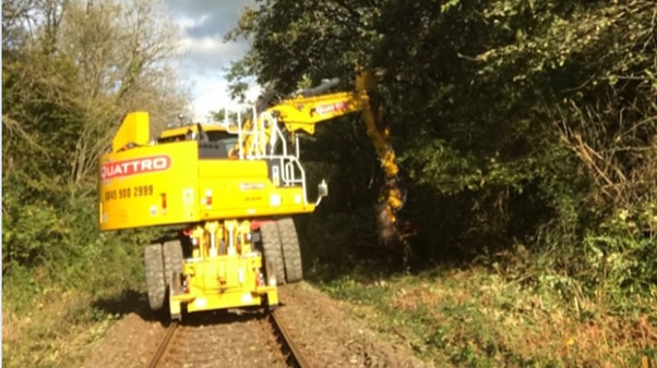 £1.4m upgrade: Major work planned on the Conwy Valley line to improve resilience ahead of autumn weather: Vegetation management-18
