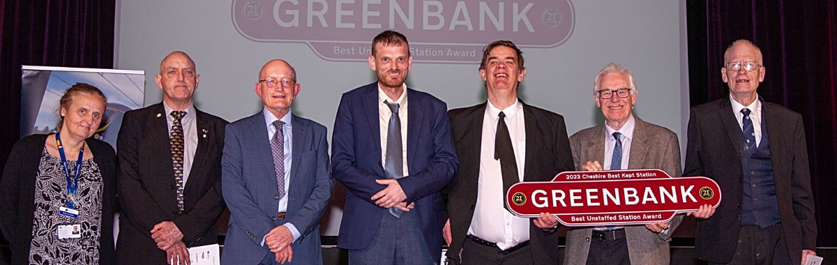 Image shows - Greenbank - Winner of Best Unstaffed Station Award
