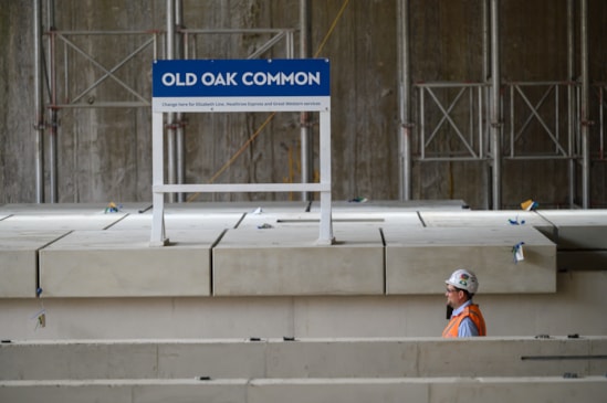 First platforms installed at HS2's Old Oak Common station for HS2 trains - May 2025-3: First platforms installed at HS2's Old Oak Common station for HS2 trains - May 2025-3