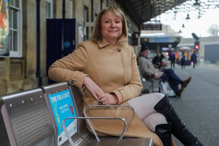Claire Jenkins, ambassador for The Campaign to End Loneliness shares her story on a TPE Chatty Bench