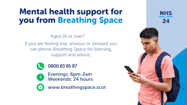 1920 x 1080 - NHS 24 digital wallboards - Breathing Space 2