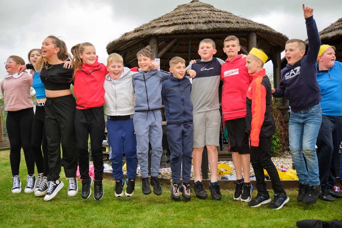 Coronation celebrations at Netherthird community garden