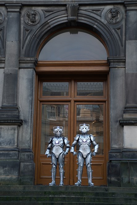 1. Cybermen patrol the National Museum of Scotland. Image © Stewart Attwood (2)