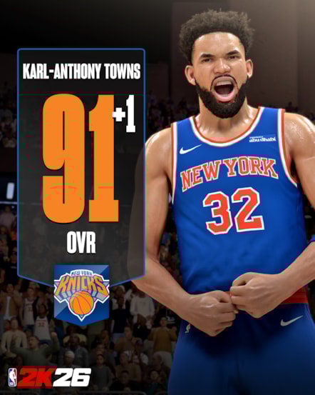NBA 2K26 Ratings Update 4 - Karl-Anthony Towns 1
