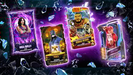 WWE SuperCard Four Cards